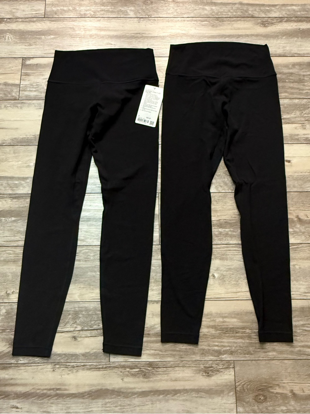 Lululemon Womens Black High-Rise Performance Align Leggings Lot of 2